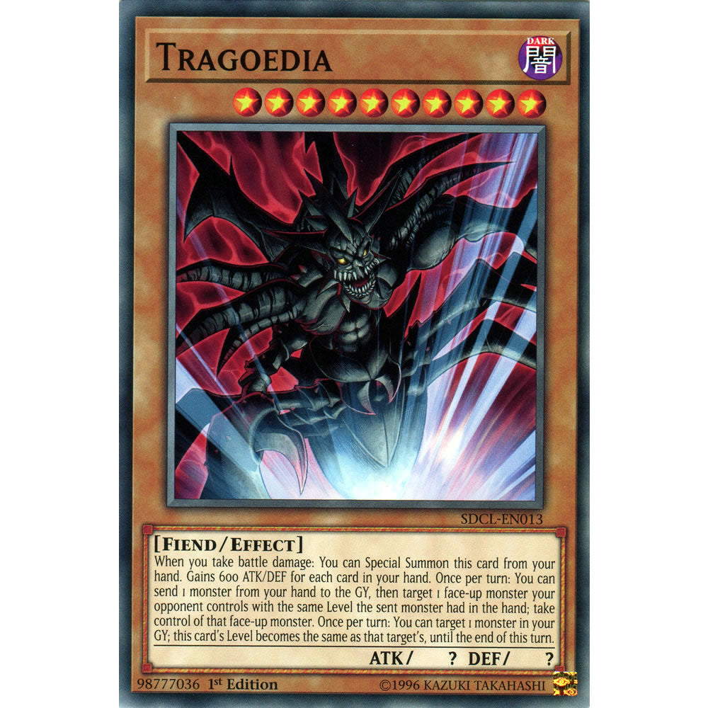 Tragoedia SDCL-EN013 Yu-Gi-Oh! Card from the Cyberse Link Set
