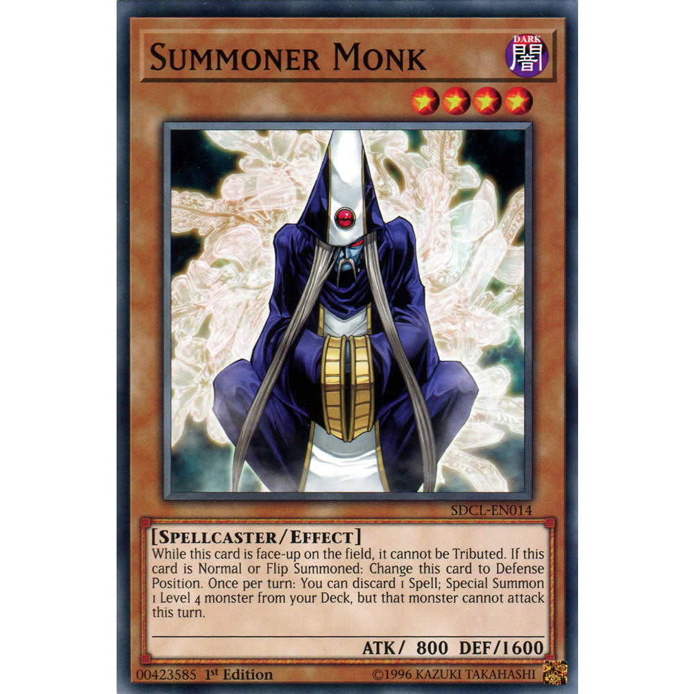 Summoner Monk SDCL-EN014 Yu-Gi-Oh! Card from the Cyberse Link Set