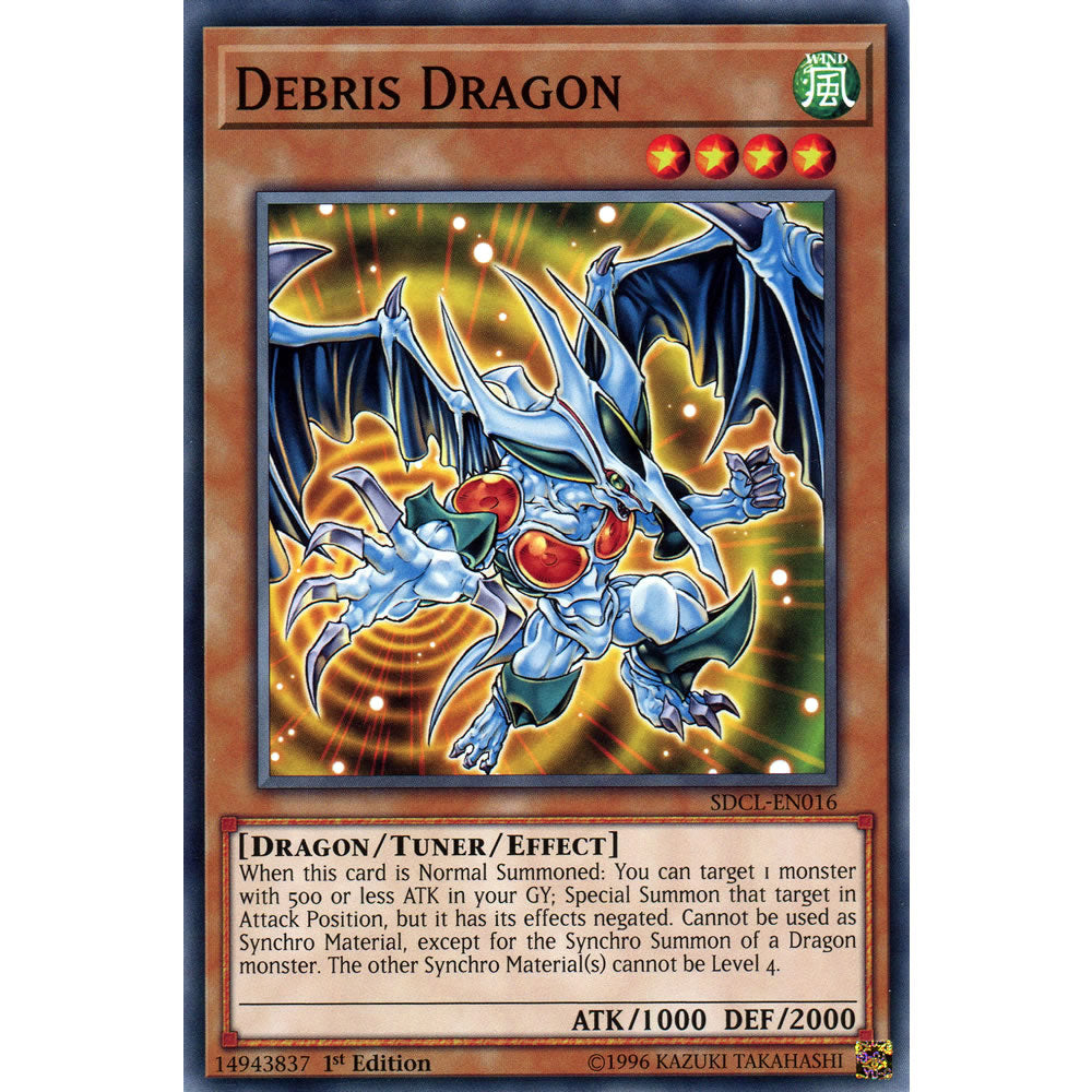 Debris Dragon SDCL-EN016 Yu-Gi-Oh! Card from the Cyberse Link Set