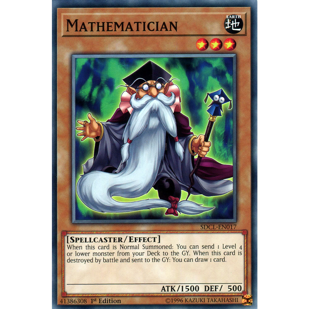 Mathematician SDCL-EN017 Yu-Gi-Oh! Card from the Cyberse Link Set