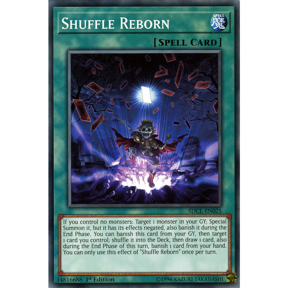 Shuffle Reborn SDCL-EN025 Yu-Gi-Oh! Card from the Cyberse Link Set