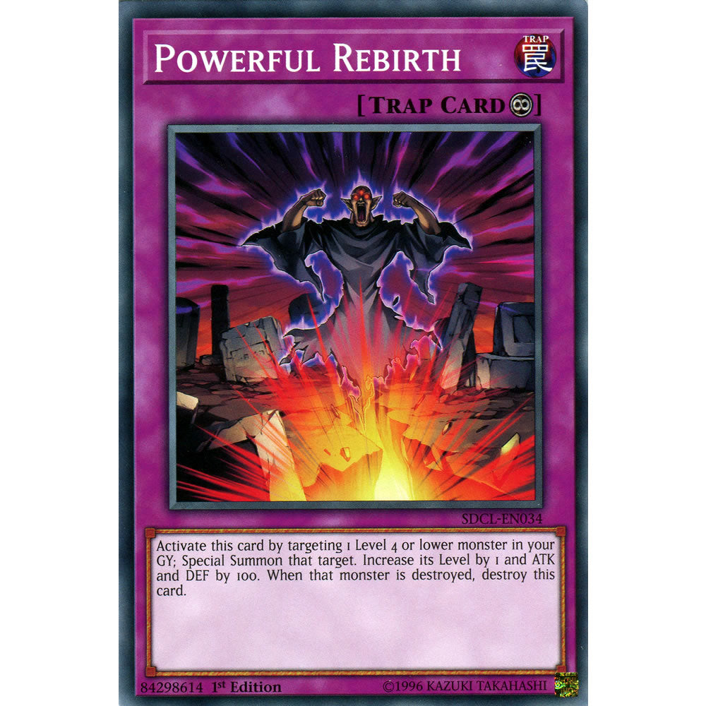 Powerful Rebirth SDCL-EN034 Yu-Gi-Oh! Card from the Cyberse Link Set