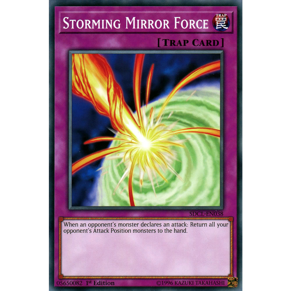 Storming Mirror Force SDCL-EN038 Yu-Gi-Oh! Card from the Cyberse Link Set