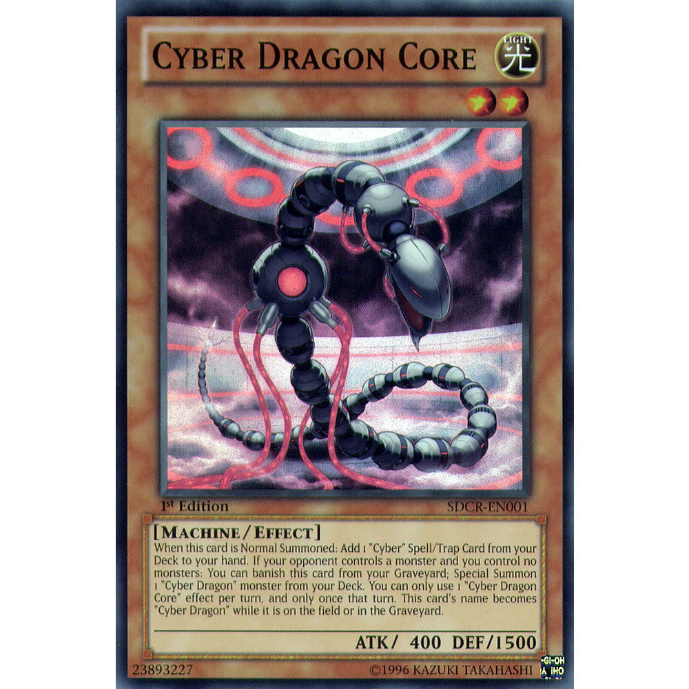 Cyber Dragon Core SDCR-EN001 Yu-Gi-Oh! Card from the Cyberdragon Revolution Set