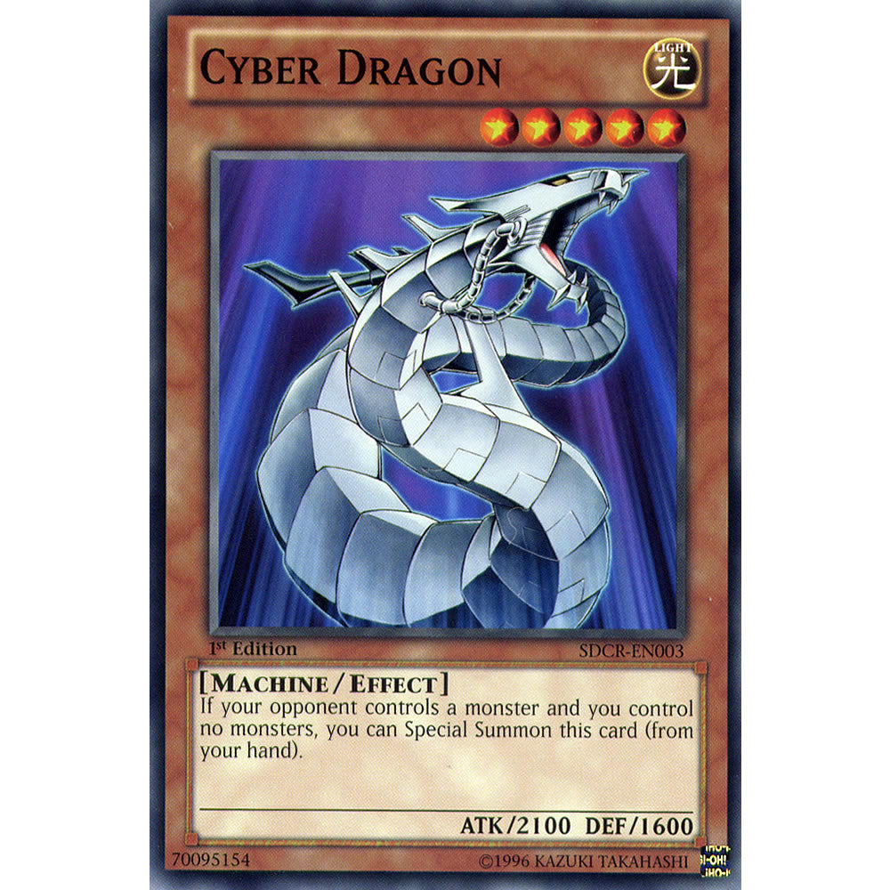 Cyber Dragon SDCR-EN003 Yu-Gi-Oh! Card from the Cyberdragon Revolution Set