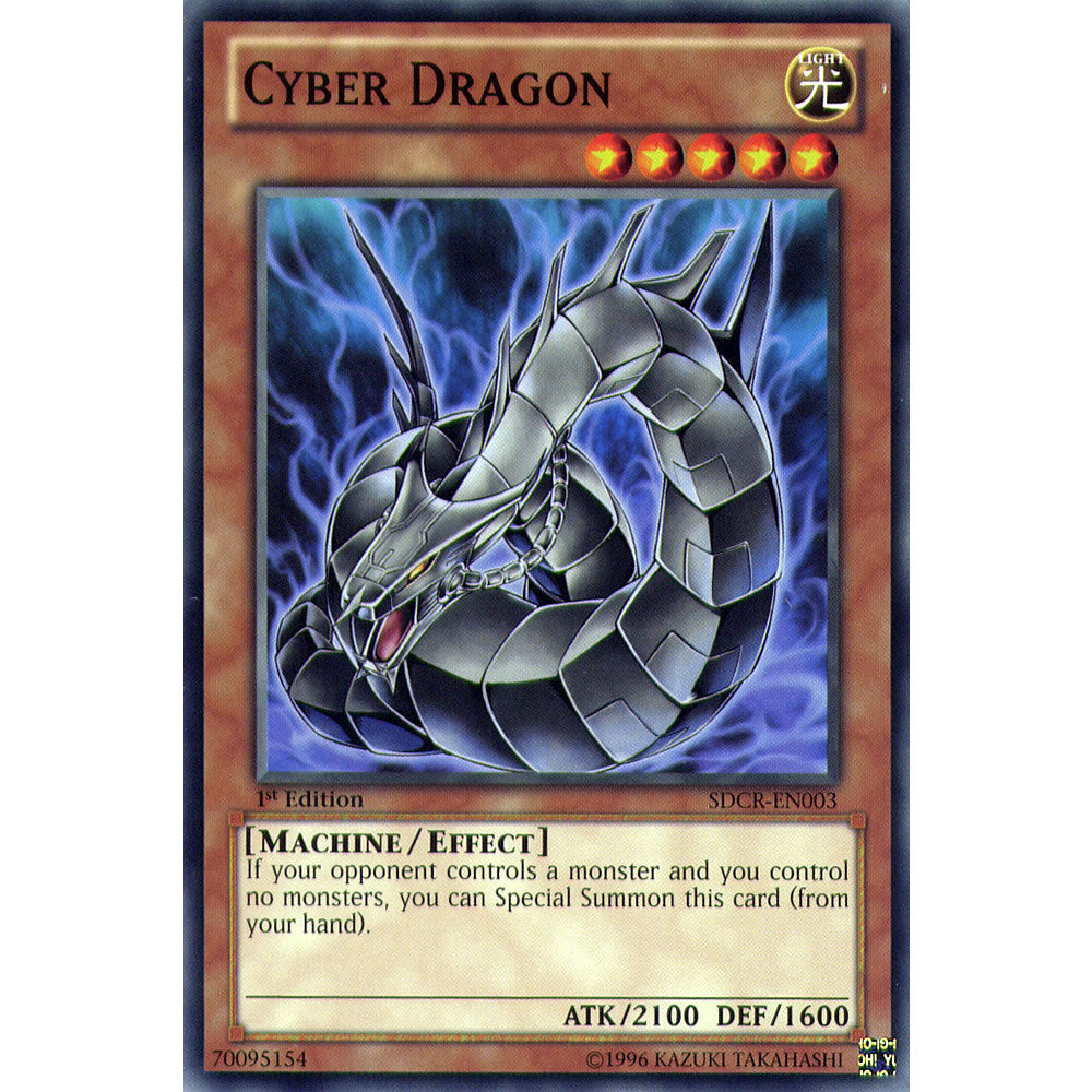 Cyber Dragon (Alternate Art) SDCR-EN003 Yu-Gi-Oh! Card from the Cyberdragon Revolution Set