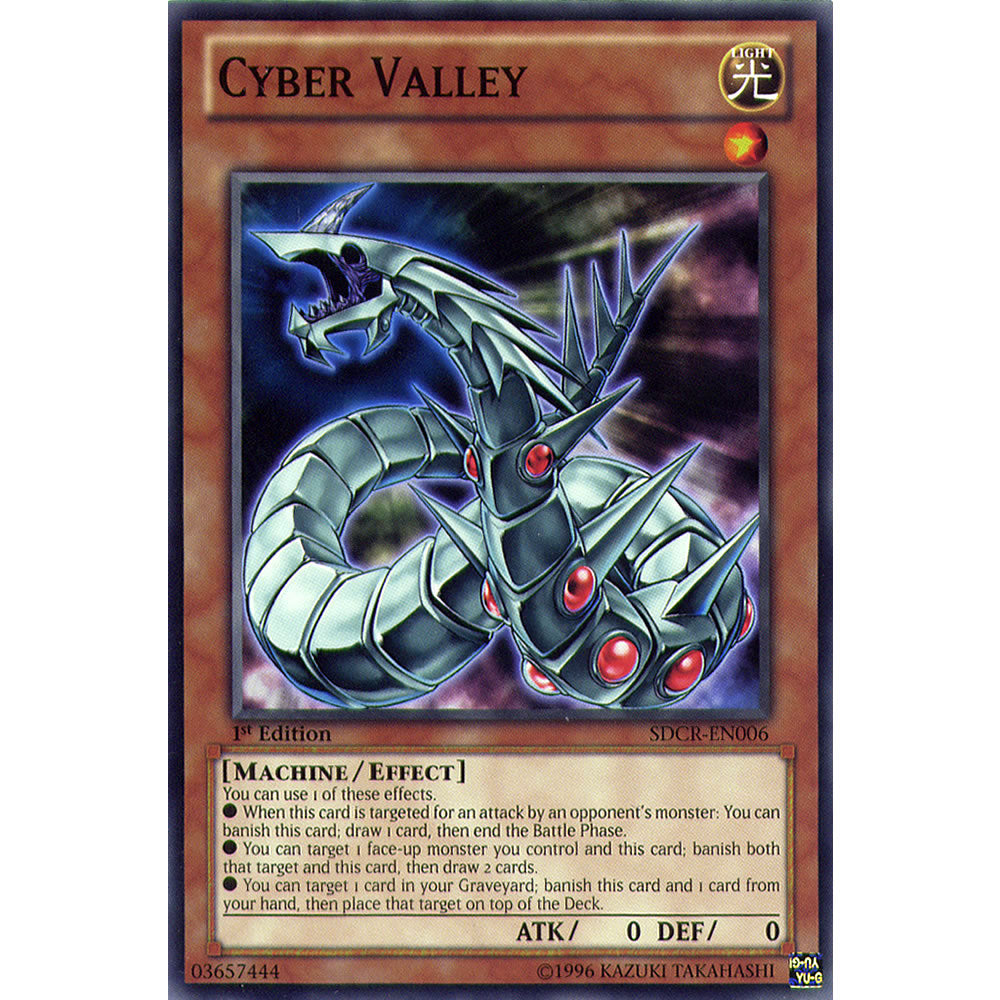 Cyber Valley SDCR-EN006 Yu-Gi-Oh! Card from the Cyberdragon Revolution Set