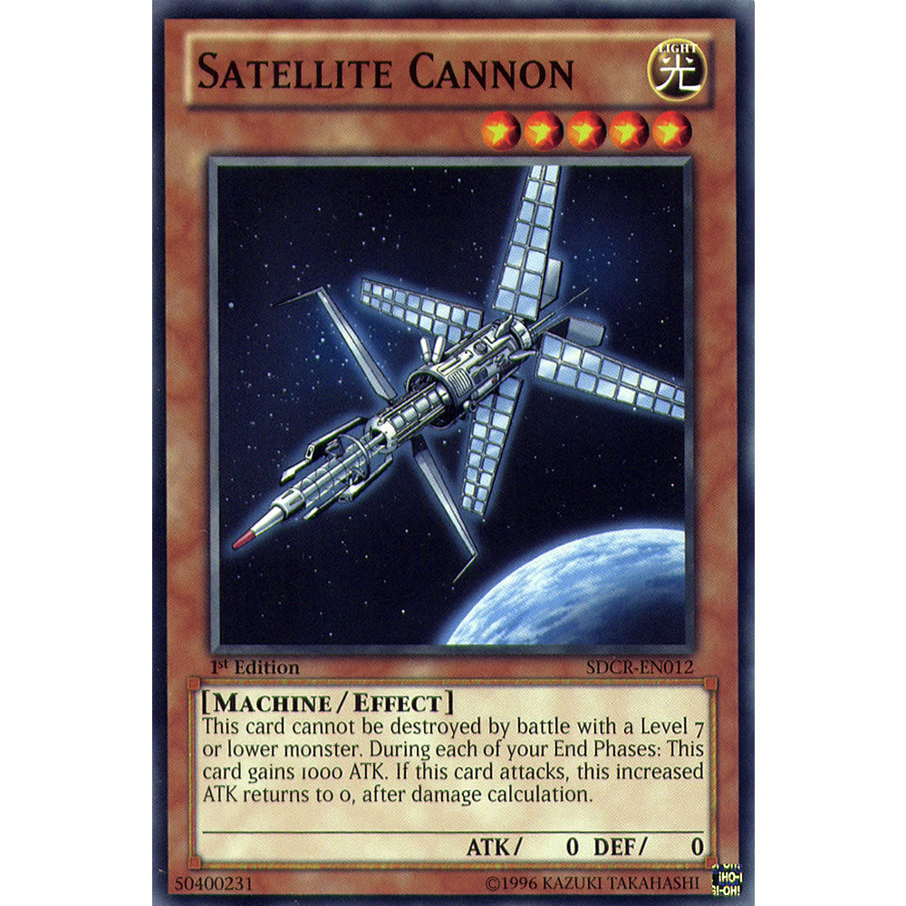 Satellite Cannon SDCR-EN012 Yu-Gi-Oh! Card from the Cyberdragon Revolution Set
