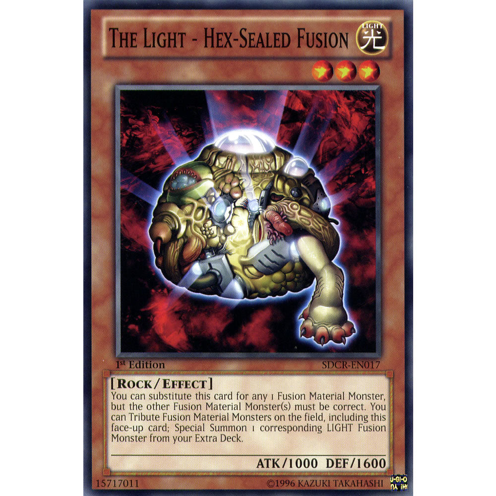 The Light - Hex-Sealed Fusion SDCR-EN017 Yu-Gi-Oh! Card from the Cyberdragon Revolution Set