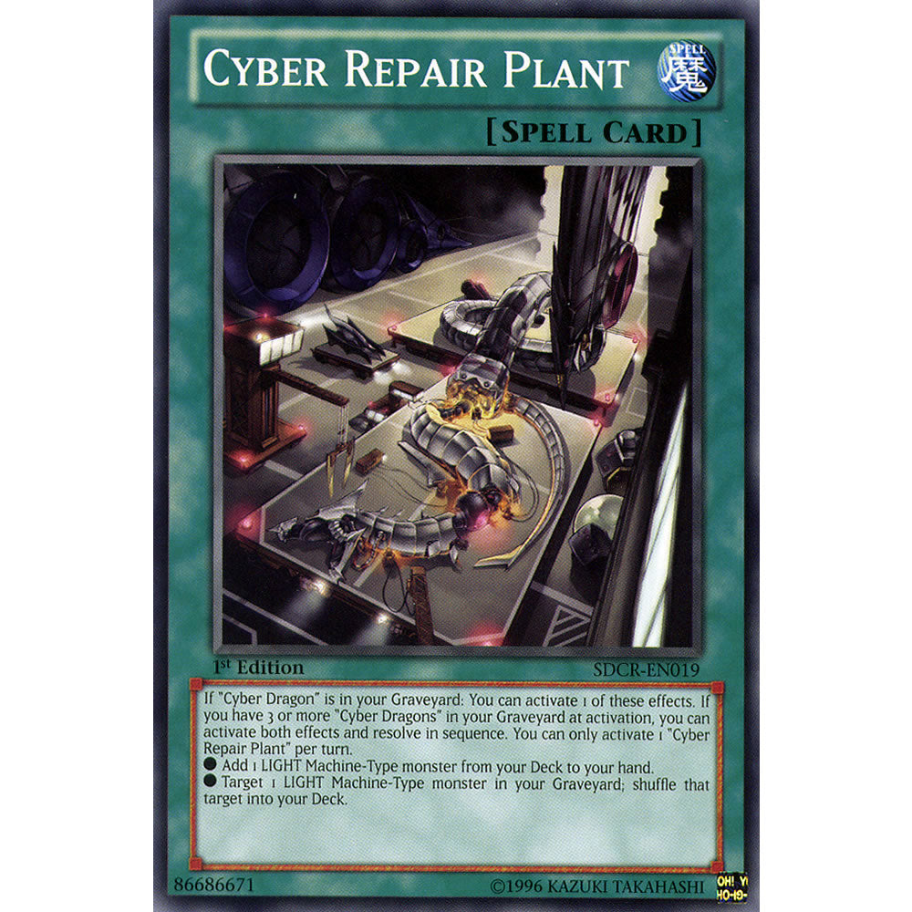 Cyber Repair Plant SDCR-EN019 Yu-Gi-Oh! Card from the Cyberdragon Revolution Set