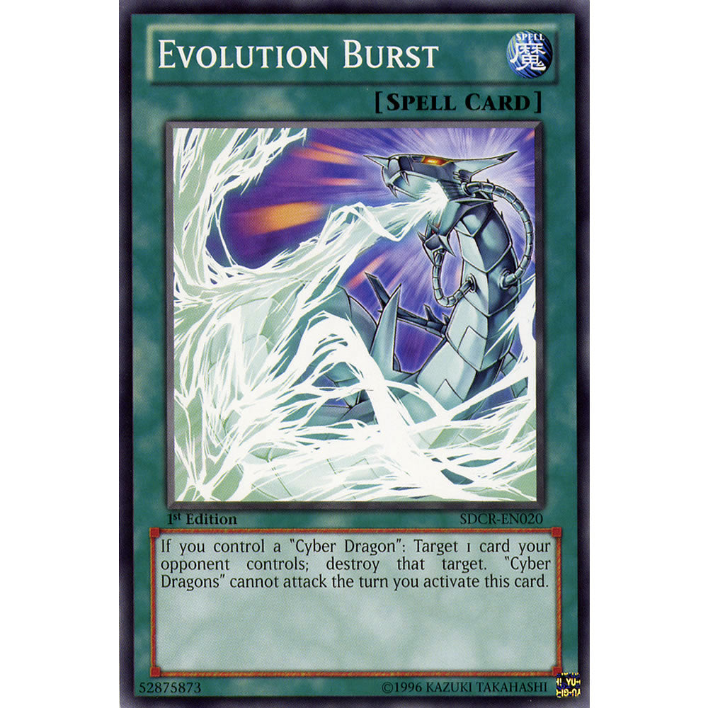 Evolution Burst SDCR-EN020 Yu-Gi-Oh! Card from the Cyberdragon Revolution Set