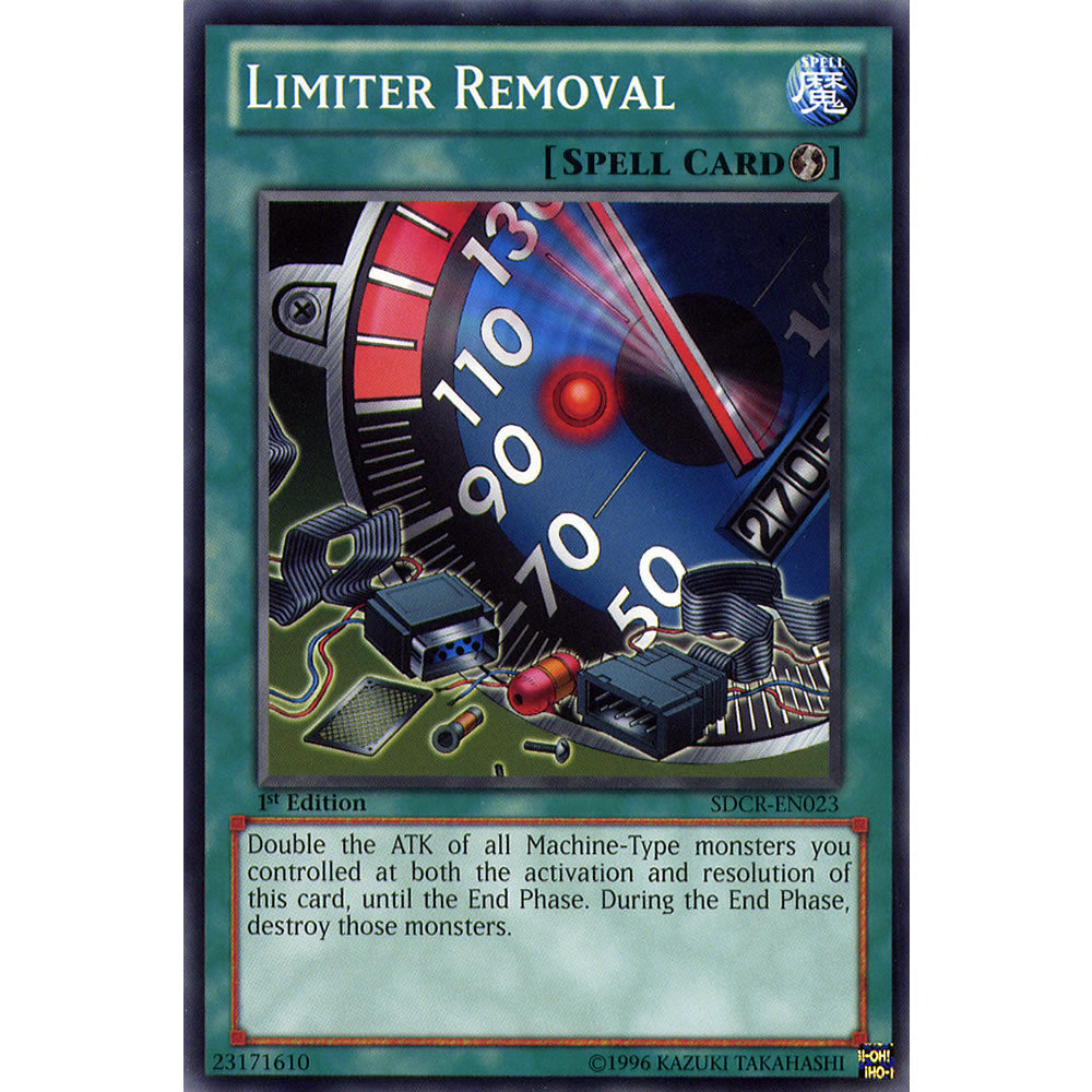 Limiter Removal SDCR-EN023 Yu-Gi-Oh! Card from the Cyberdragon Revolution Set