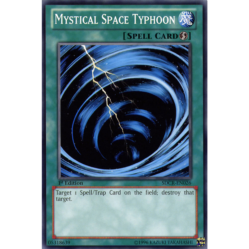 Mystical Space Typhoon SDCR-EN026 Yu-Gi-Oh! Card from the Cyberdragon Revolution Set