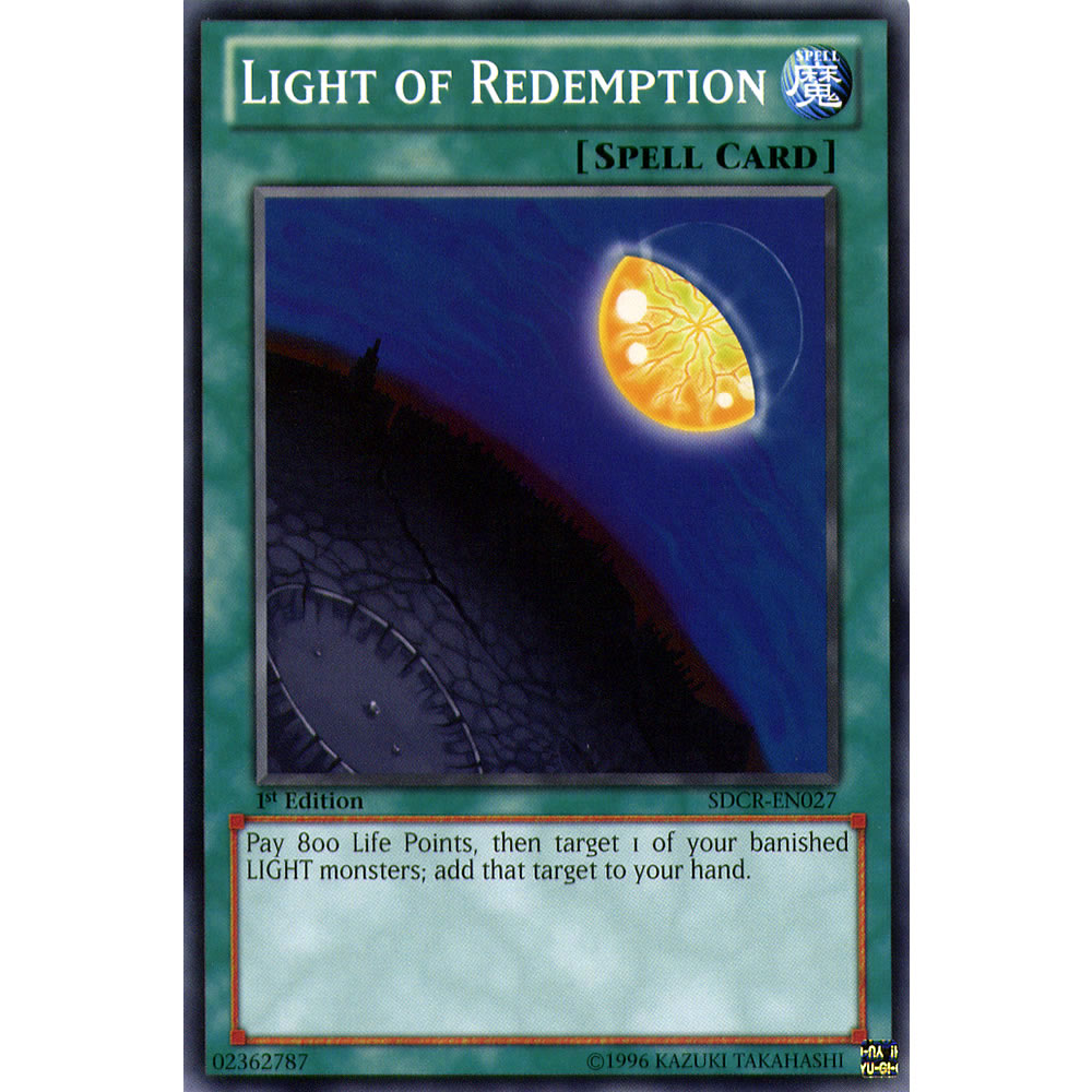 Light of Redemption SDCR-EN027 Yu-Gi-Oh! Card from the Cyberdragon Revolution Set