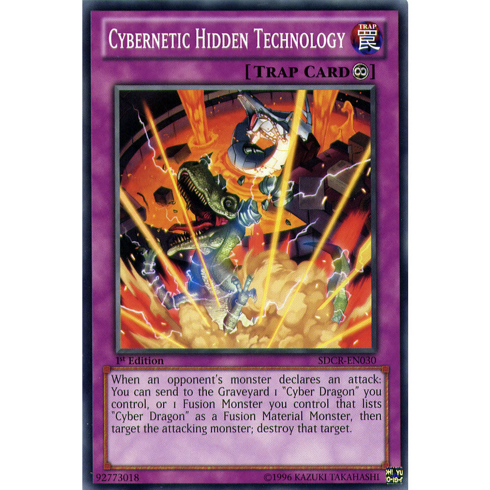 Cybernetic Hidden Technology SDCR-EN030 Yu-Gi-Oh! Card from the Cyberdragon Revolution Set