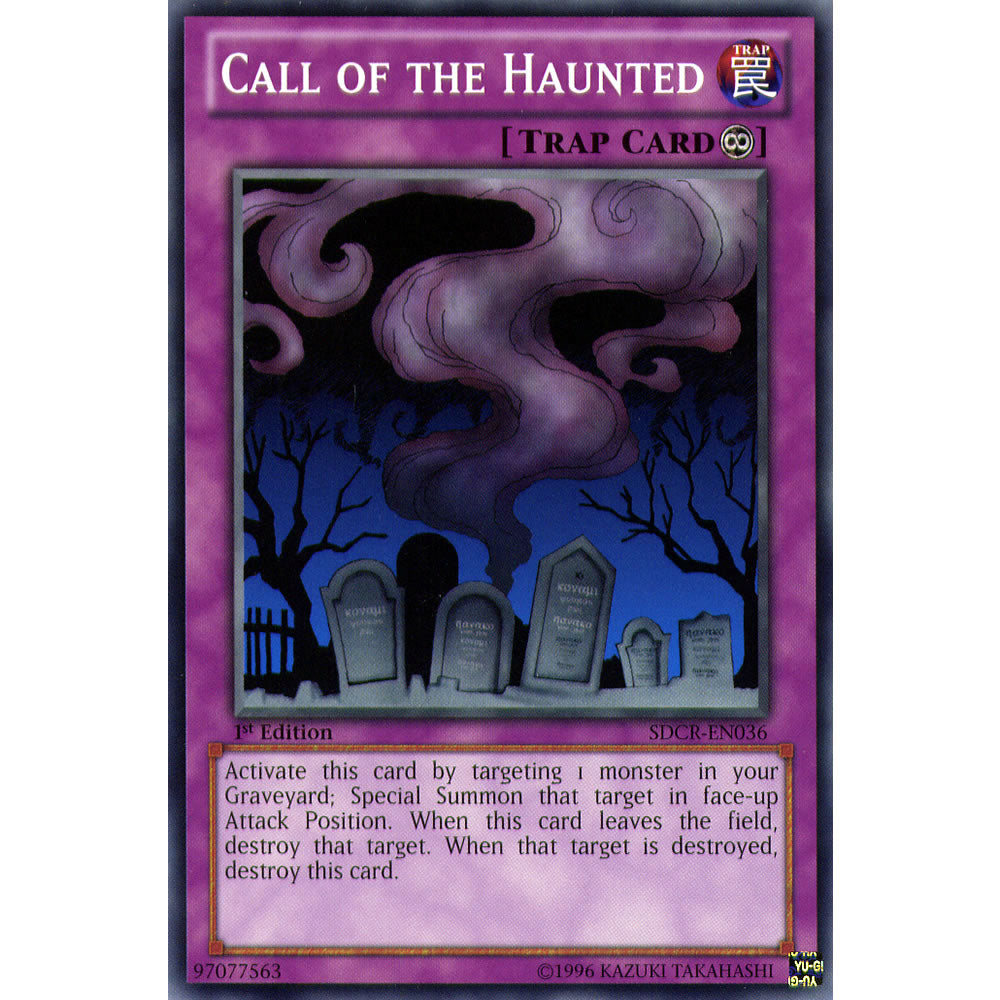 Call of the Haunted SDCR-EN036 Yu-Gi-Oh! Card from the Cyberdragon Revolution Set