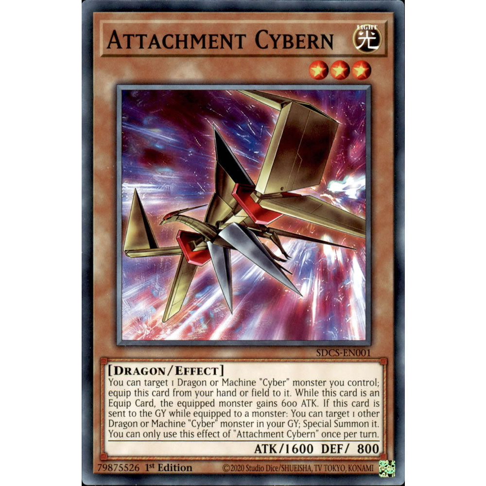 Attachment Cybern SDCS-EN001 Yu-Gi-Oh! Card from the Cyber Strike Set