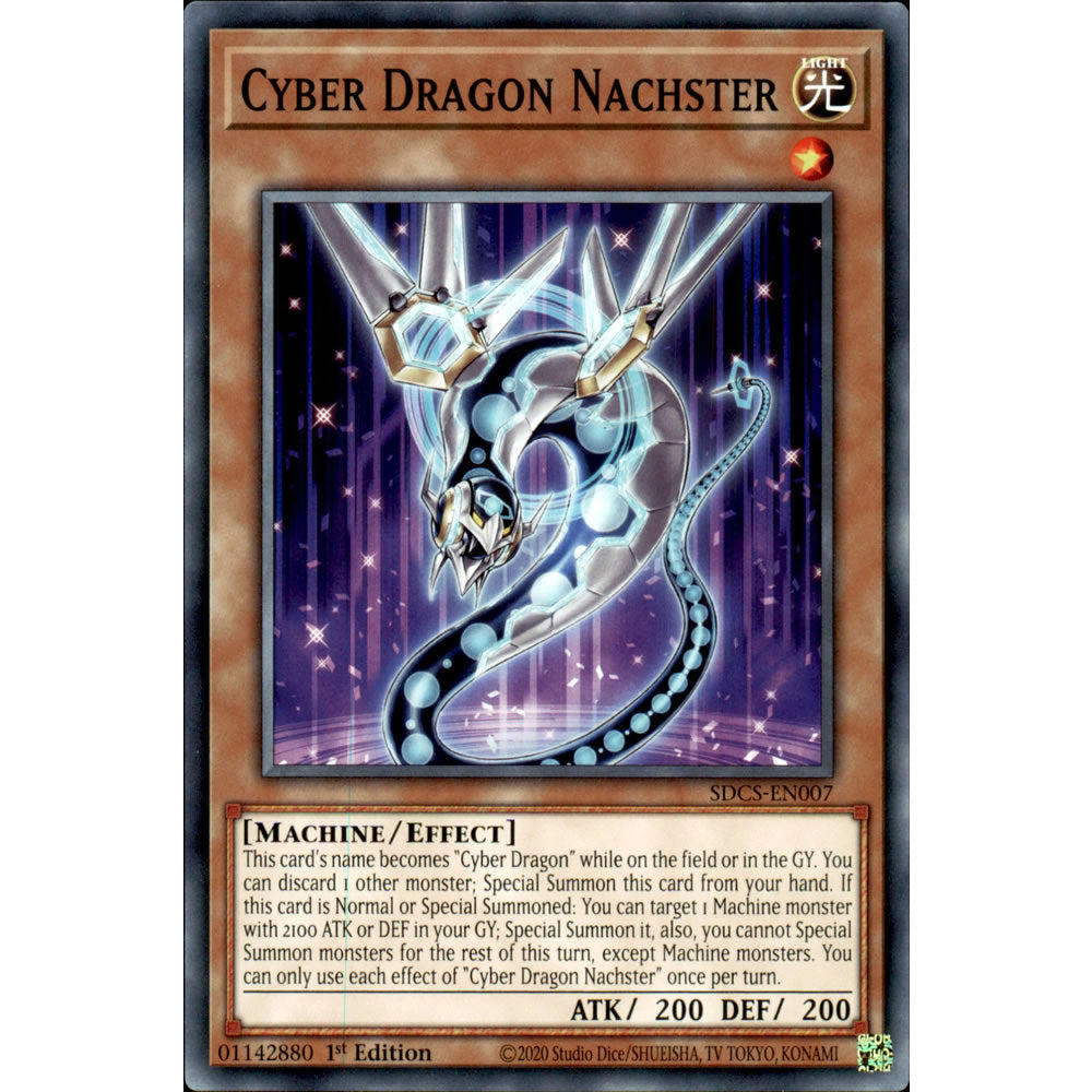 Cyber Dragon Nachster SDCS-EN007 Yu-Gi-Oh! Card from the Cyber Strike Set