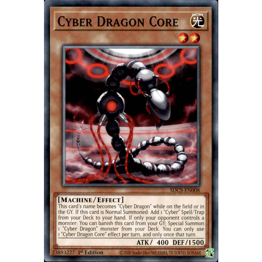 Cyber Dragon Core SDCS-EN008 Yu-Gi-Oh! Card from the Cyber Strike Set