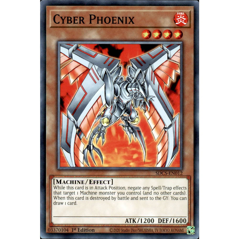 Cyber Phoenix SDCS-EN012 Yu-Gi-Oh! Card from the Cyber Strike Set