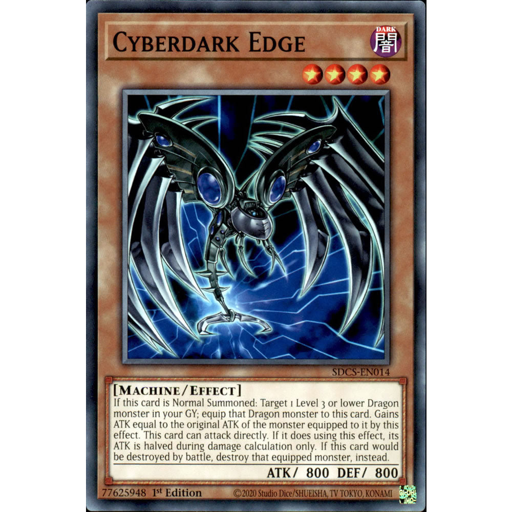 Cyberdark Edge SDCS-EN014 Yu-Gi-Oh! Card from the Cyber Strike Set