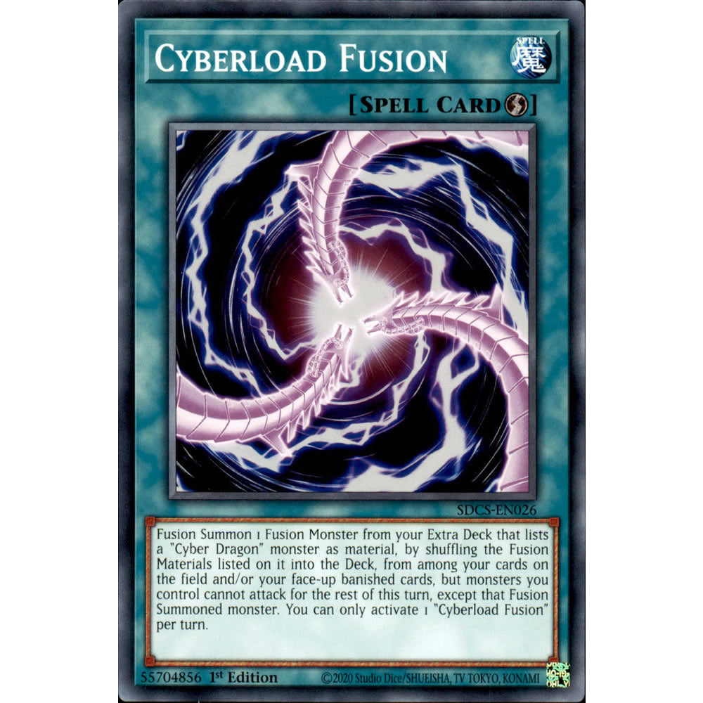 Cyberload Fusion SDCS-EN026 Yu-Gi-Oh! Card from the Cyber Strike Set