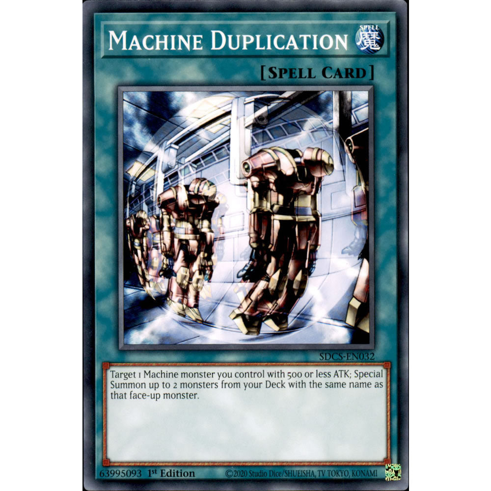 Machine Duplication SDCS-EN032 Yu-Gi-Oh! Card from the Cyber Strike Set