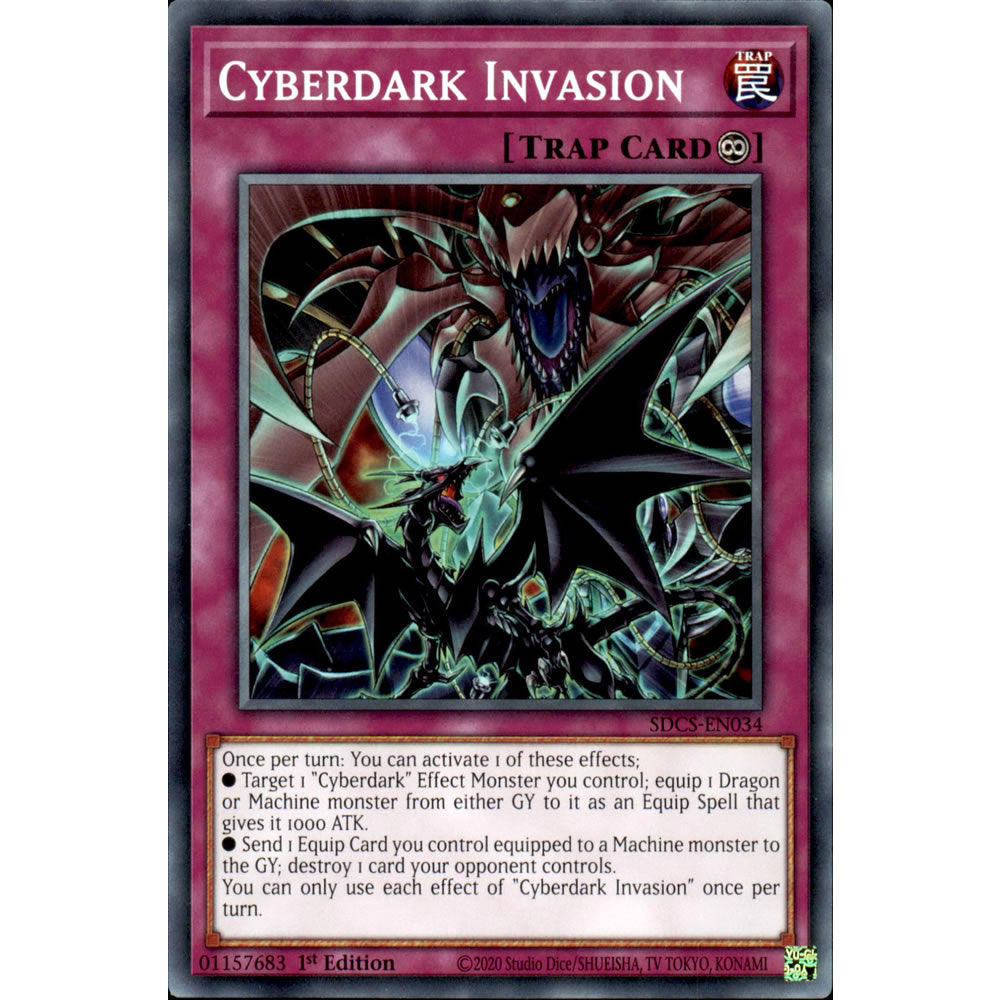 Cyberdark Invasion SDCS-EN034 Yu-Gi-Oh! Card from the Cyber Strike Set