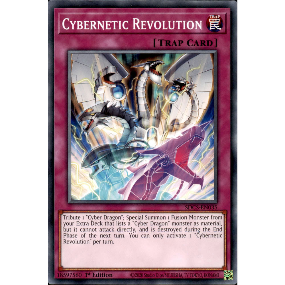 Cybernetic Revolution SDCS-EN035 Yu-Gi-Oh! Card from the Cyber Strike Set