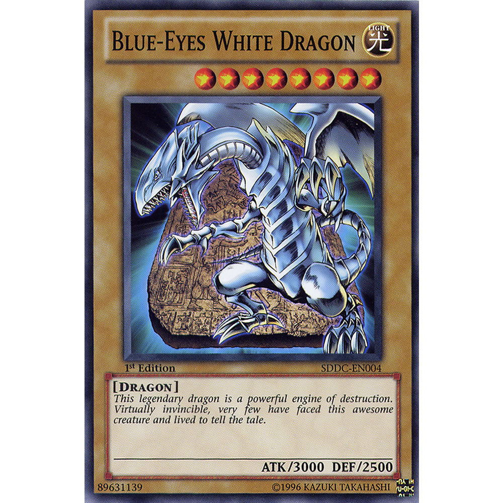 Blue-Eyes White Dragon SDDC-EN004 Yu-Gi-Oh! Card from the Dragon's Collide Set