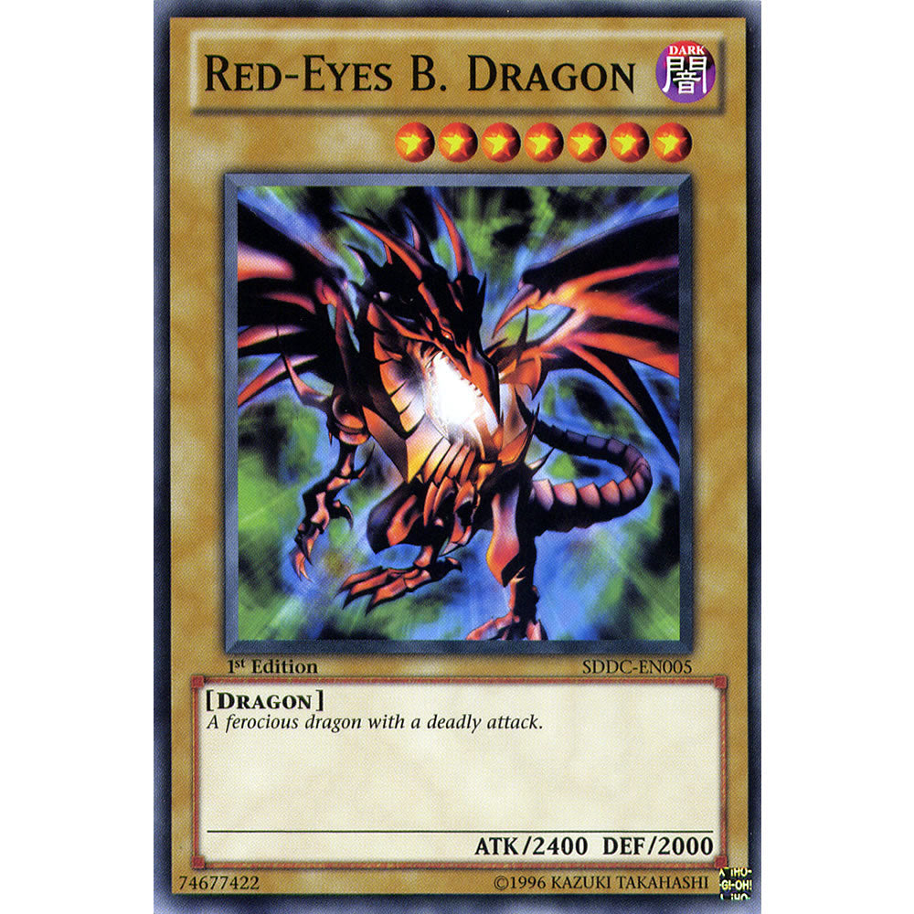 Red-Eyes B. Dragon SDDC-EN005 Yu-Gi-Oh! Card from the Dragon's Collide Set