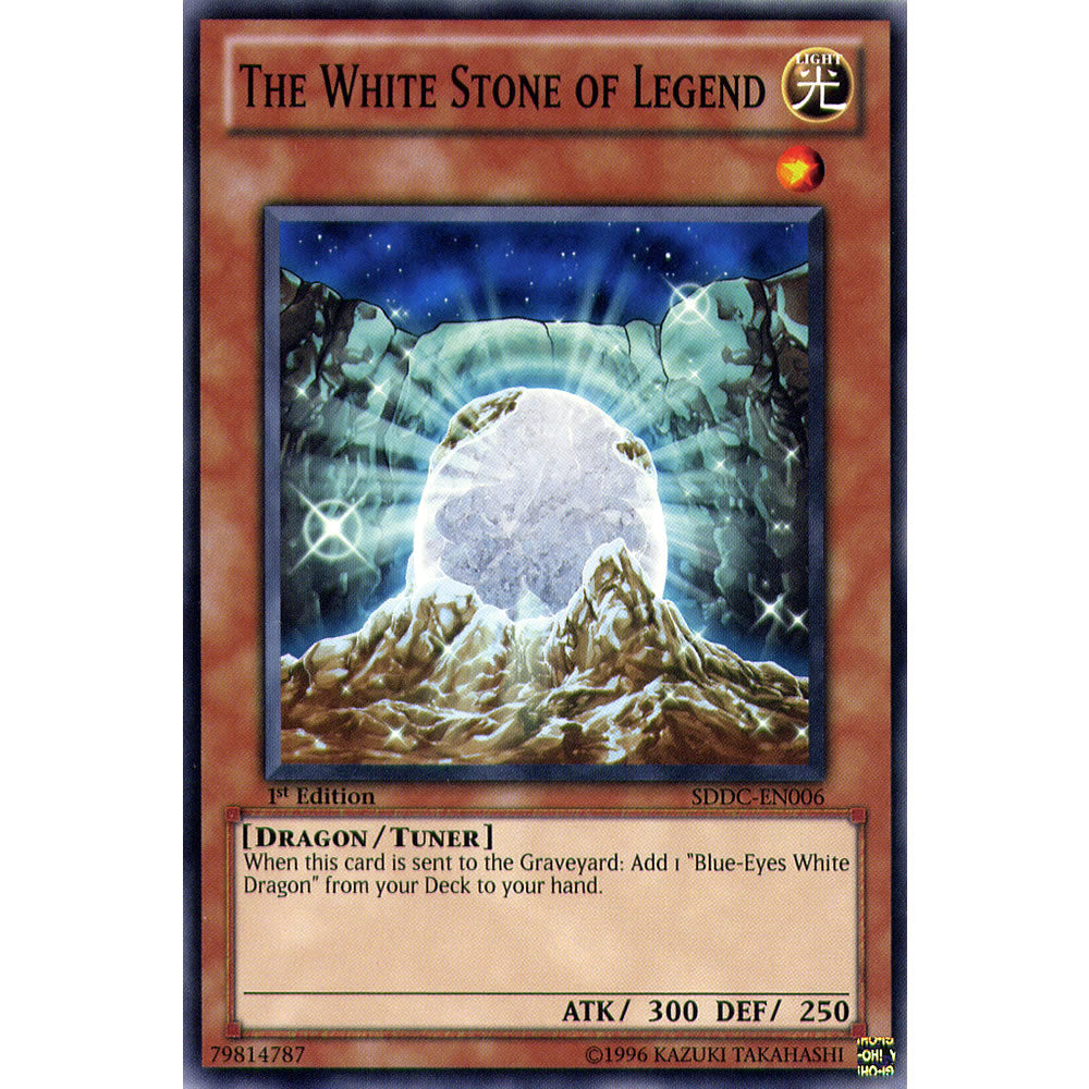 The White Stone of Legend SDDC-EN006 Yu-Gi-Oh! Card from the Dragon's Collide Set