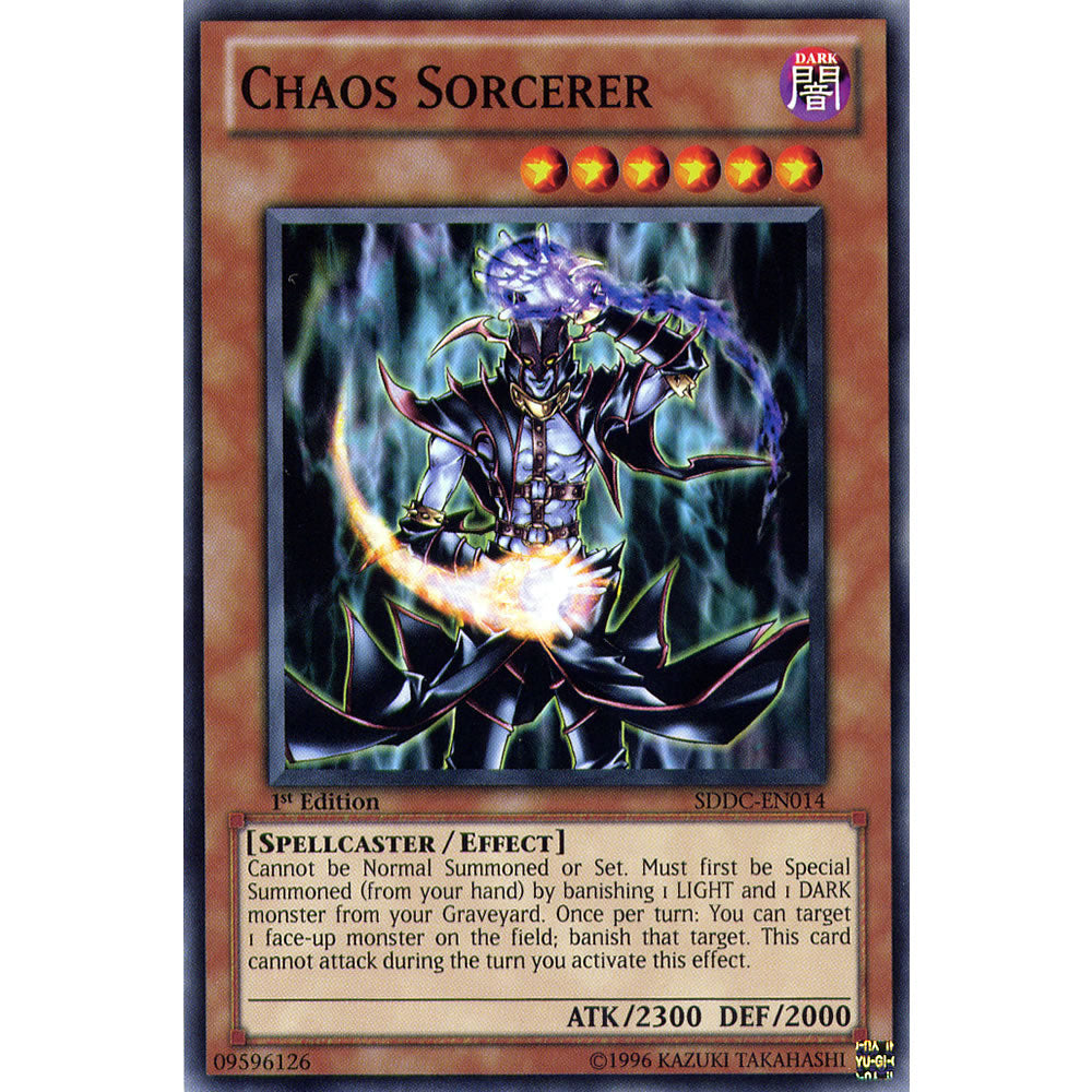 Chaos Sorcerer SDDC-EN014 Yu-Gi-Oh! Card from the Dragon's Collide Set