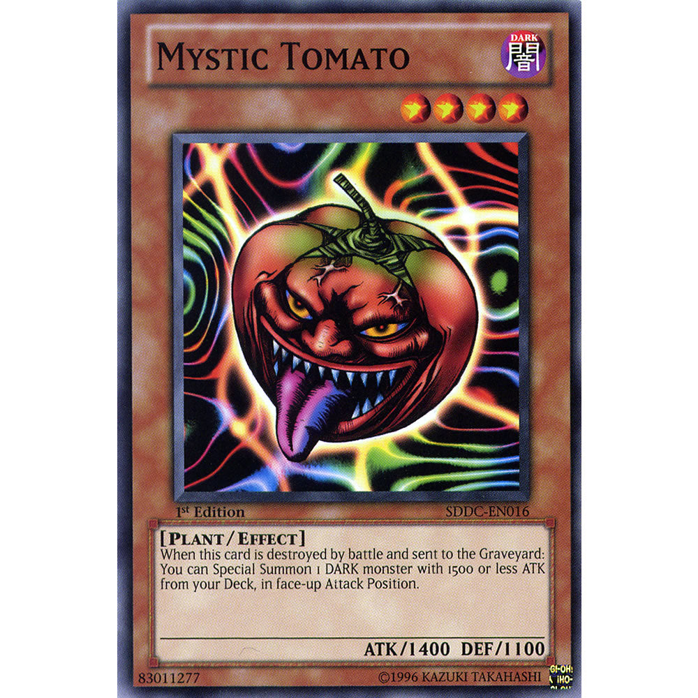 Mystic Tomato SDDC-EN016 Yu-Gi-Oh! Card from the Dragon's Collide Set