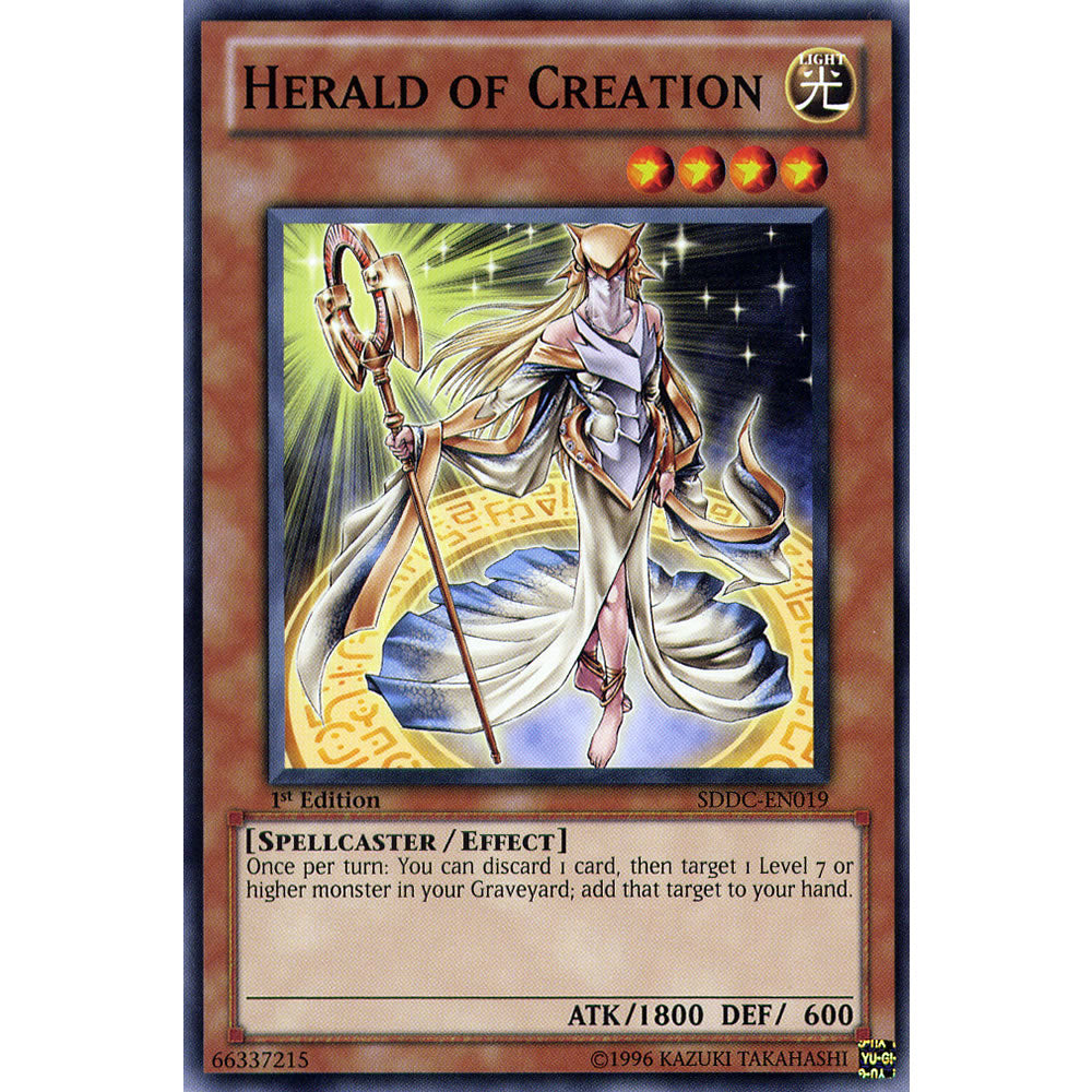 Herald of Creation SDDC-EN019 Yu-Gi-Oh! Card from the Dragon's Collide Set