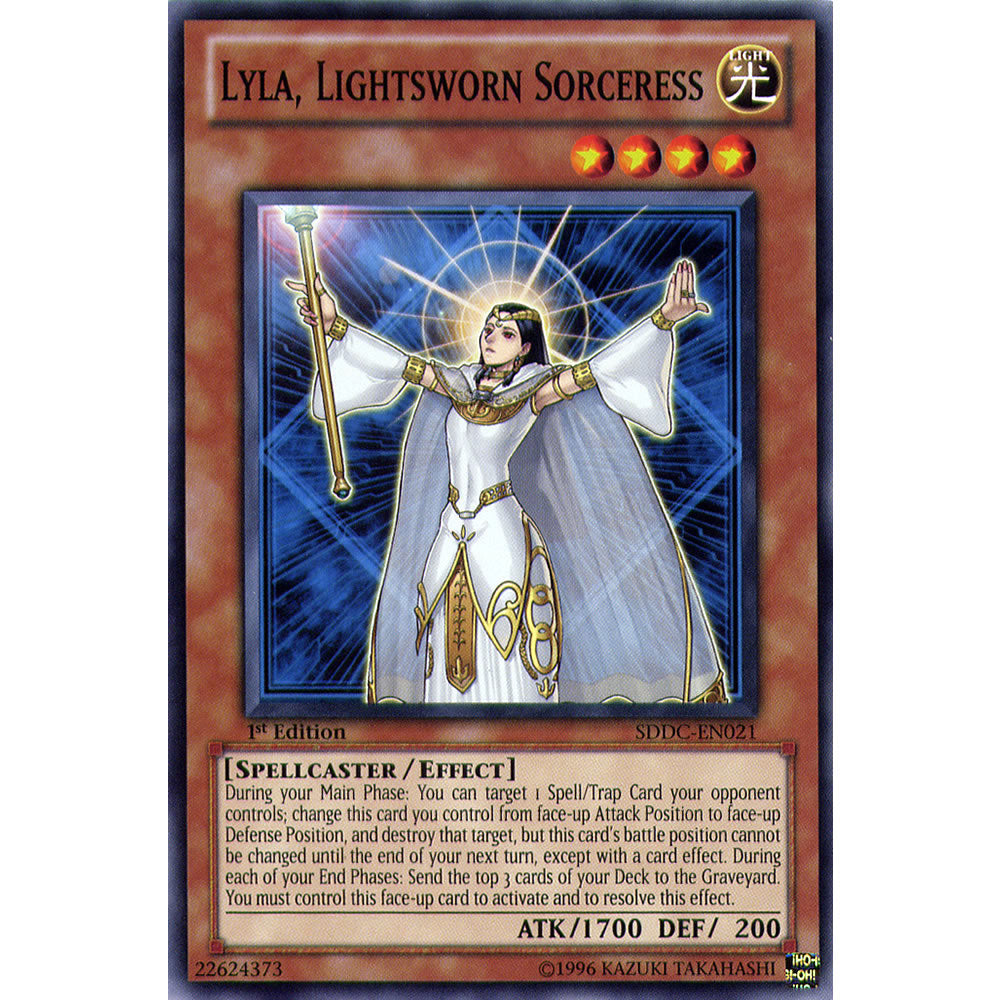 Lyla, Lightsworn Sorceress SDDC-EN021 Yu-Gi-Oh! Card from the Dragon's Collide Set