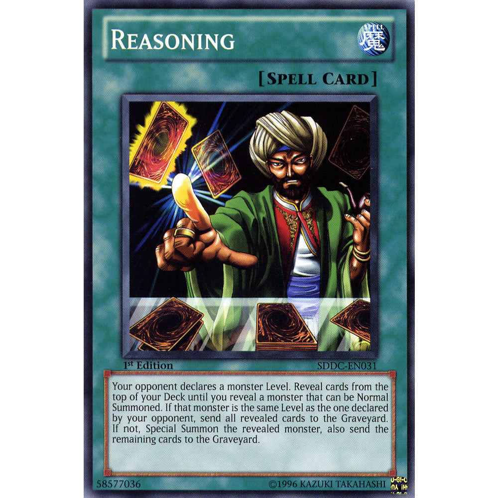 Reasoning SDDC-EN031 Yu-Gi-Oh! Card from the Dragon's Collide Set