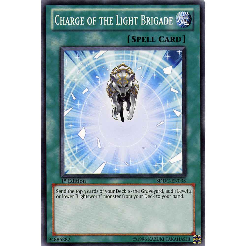Charge of the Light Brigade SDDC-EN035 Yu-Gi-Oh! Card from the Dragon's Collide Set