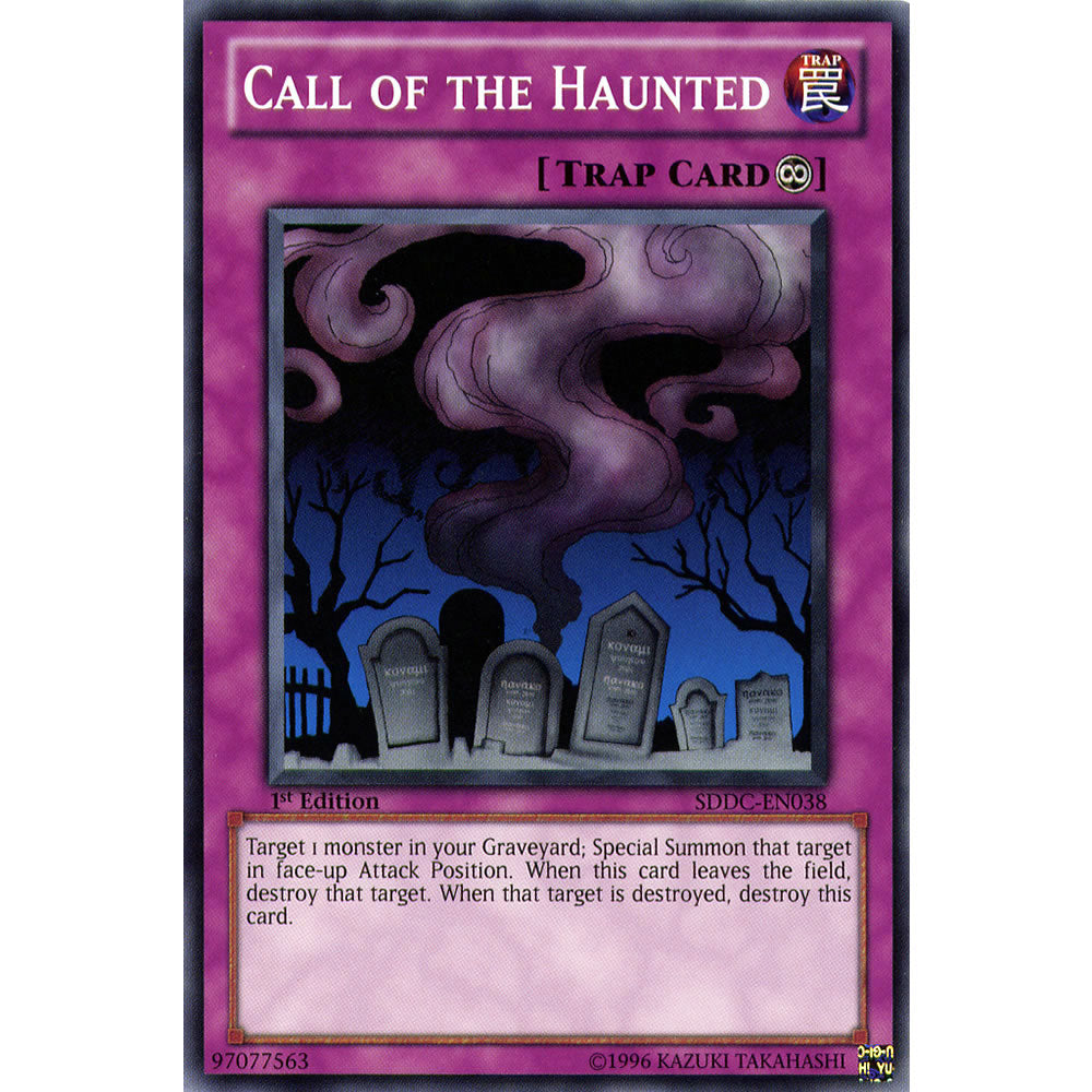 Call of the Haunted SDDC-EN038 Yu-Gi-Oh! Card from the Dragon's Collide Set