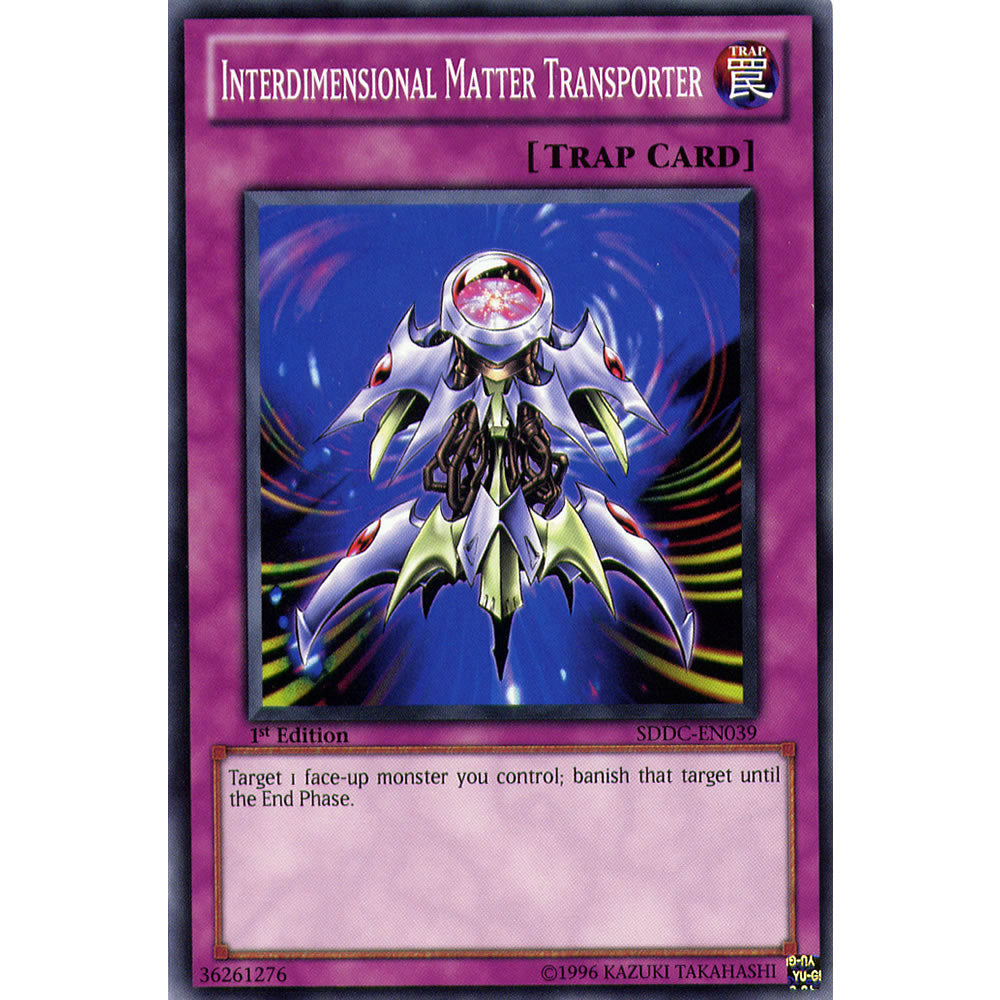 Interdimensional Matter Transporter SDDC-EN039 Yu-Gi-Oh! Card from the Dragon's Collide Set