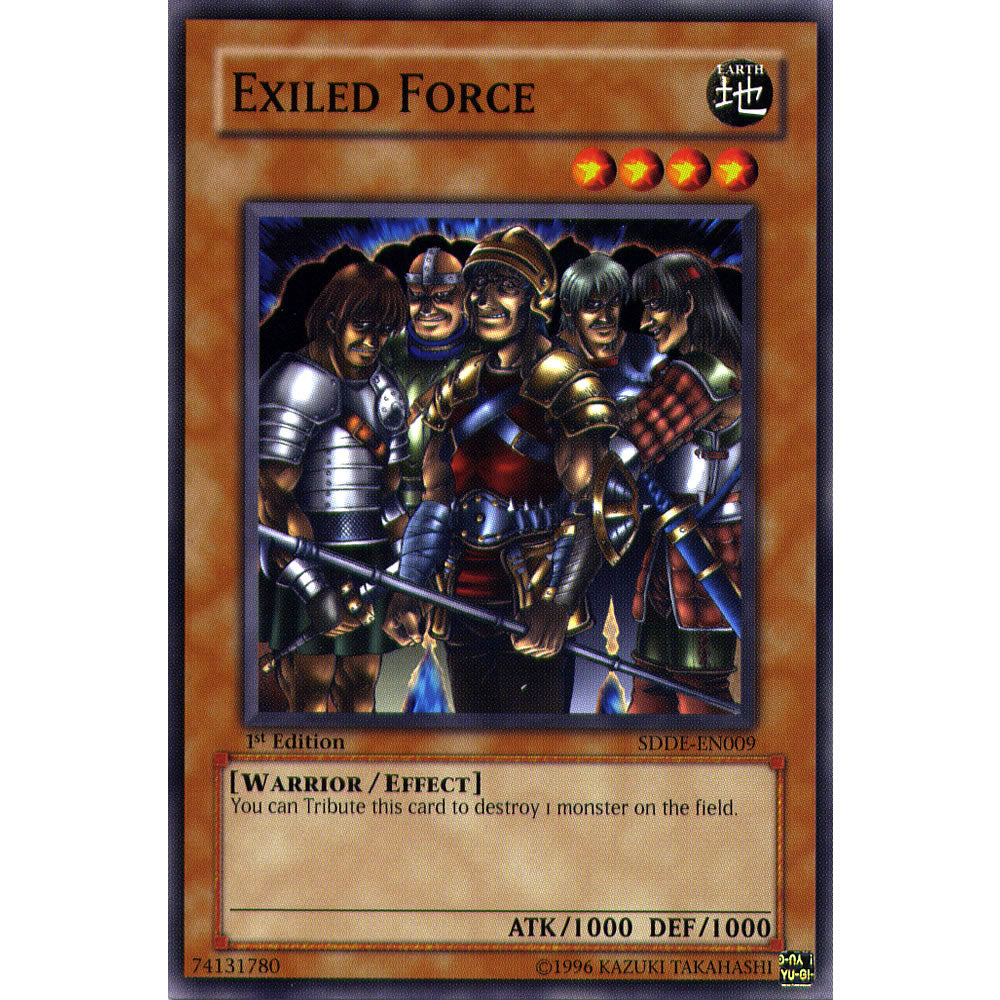 Exiled Force SDDE-EN009 Yu-Gi-Oh! Card from the Dark Emperor Set