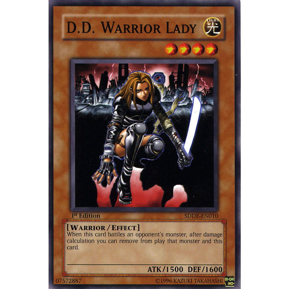 D. D. Warrior Lady SDDE-EN010 Yu-Gi-Oh! Card from the Dark Emperor Set