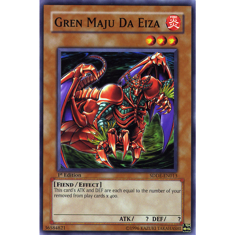 Gren Maju Da Eiza SDDE-EN013 Yu-Gi-Oh! Card from the Dark Emperor Set