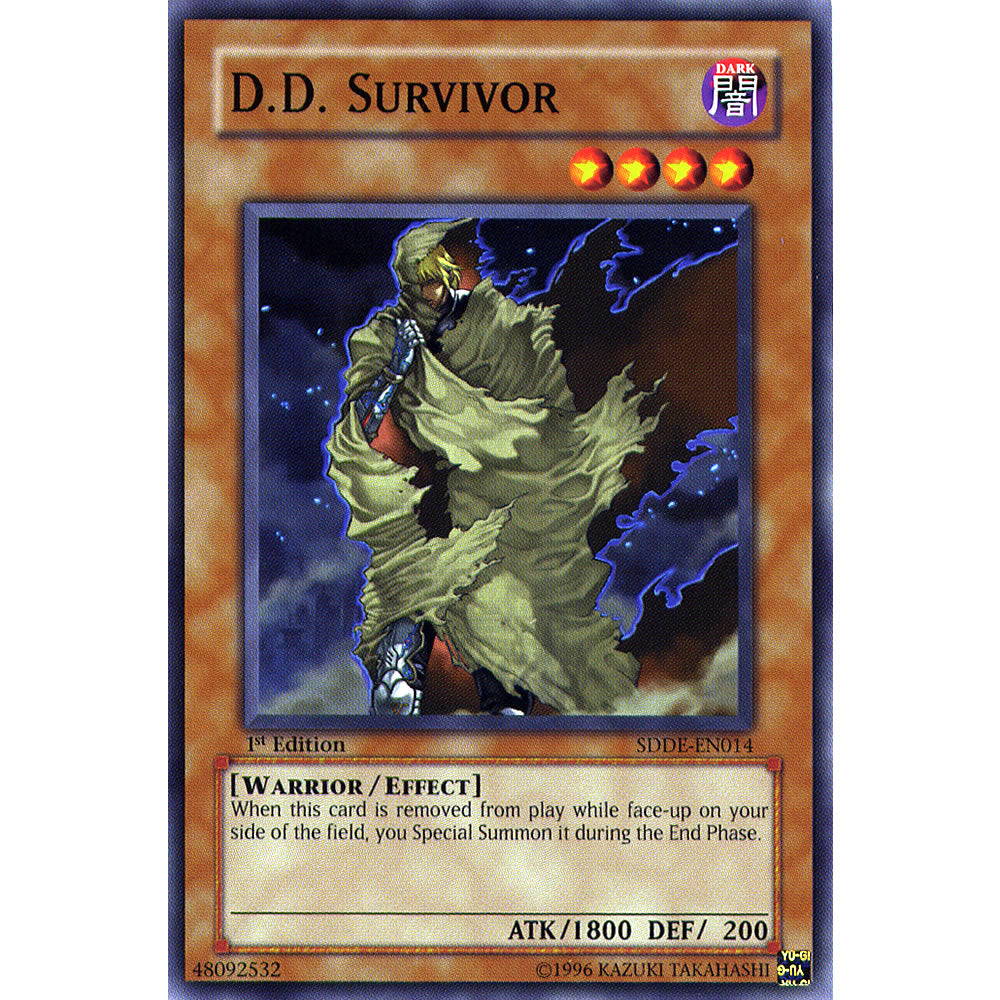 D.D. Survivor SDDE-EN014 Yu-Gi-Oh! Card from the Dark Emperor Set