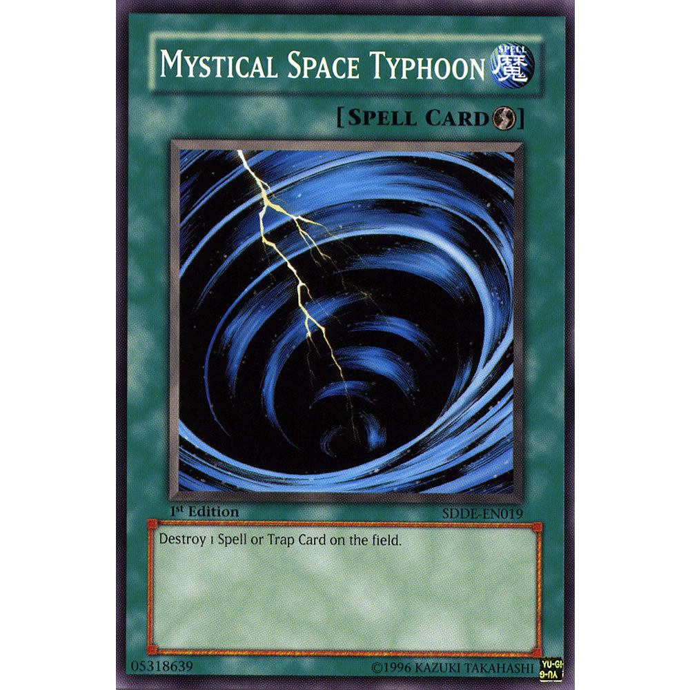 Mystical Space Typhoon SDDE-EN019 Yu-Gi-Oh! Card from the Dark Emperor Set
