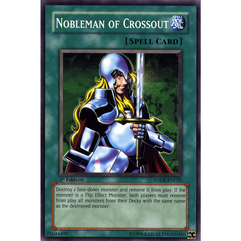 Nobleman of Crossout SDDE-EN020 Yu-Gi-Oh! Card from the Dark Emperor Set