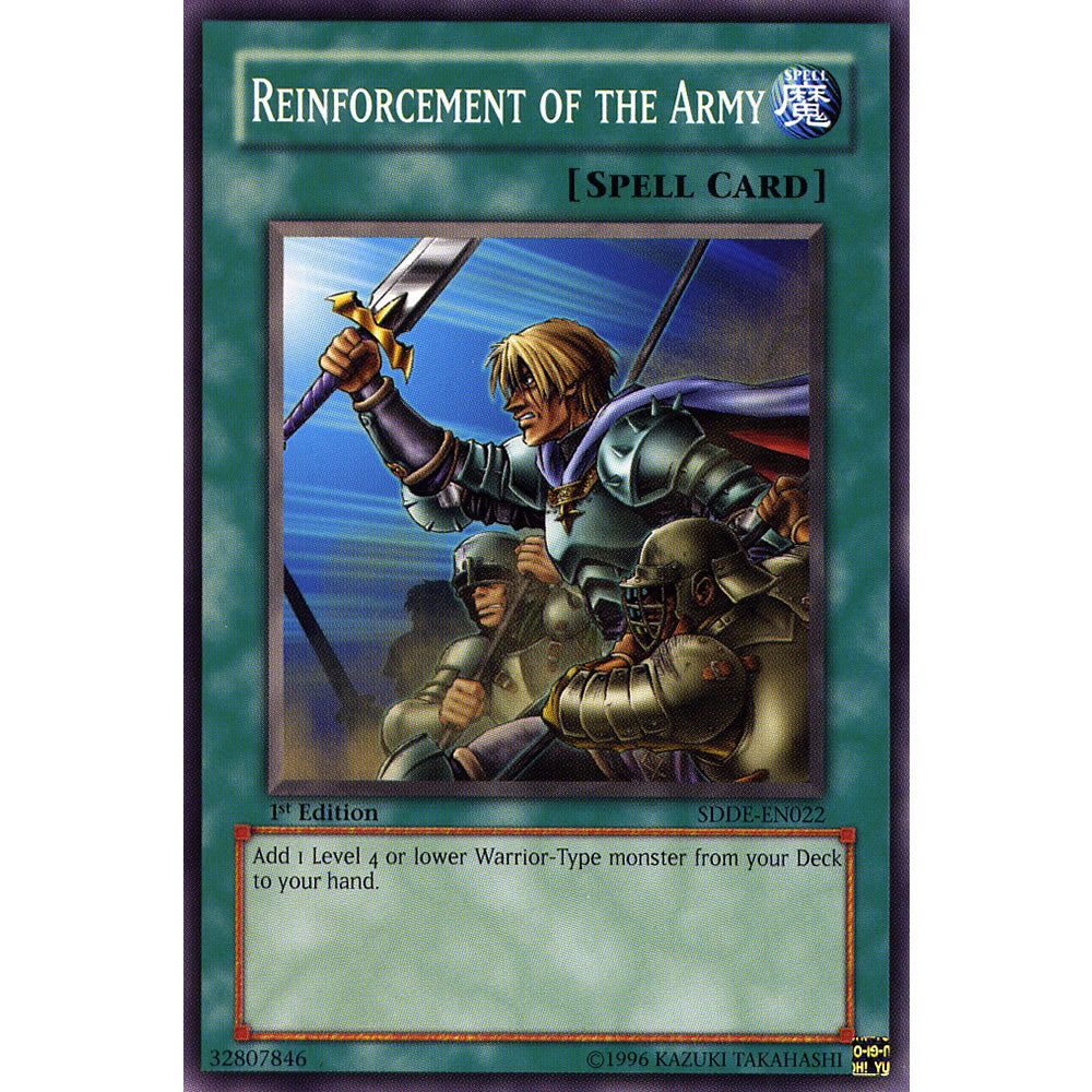 Reinforcement of the Army SDDE-EN022 Yu-Gi-Oh! Card from the Dark Emperor Set