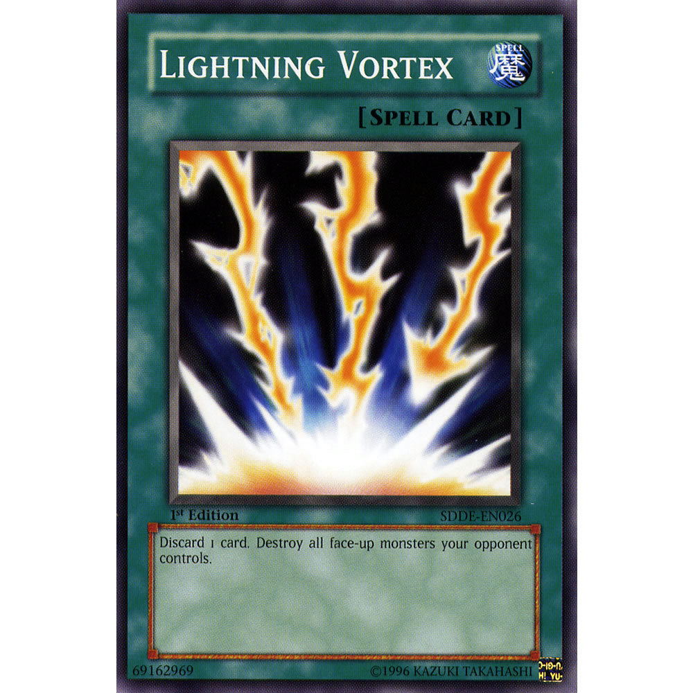 Lightning Vortex SDDE-EN026 Yu-Gi-Oh! Card from the Dark Emperor Set
