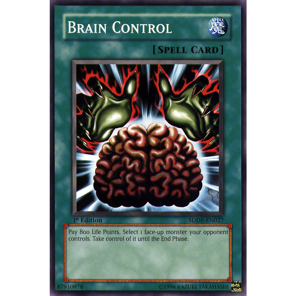 Brain Control SDDE-EN027 Yu-Gi-Oh! Card from the Dark Emperor Set