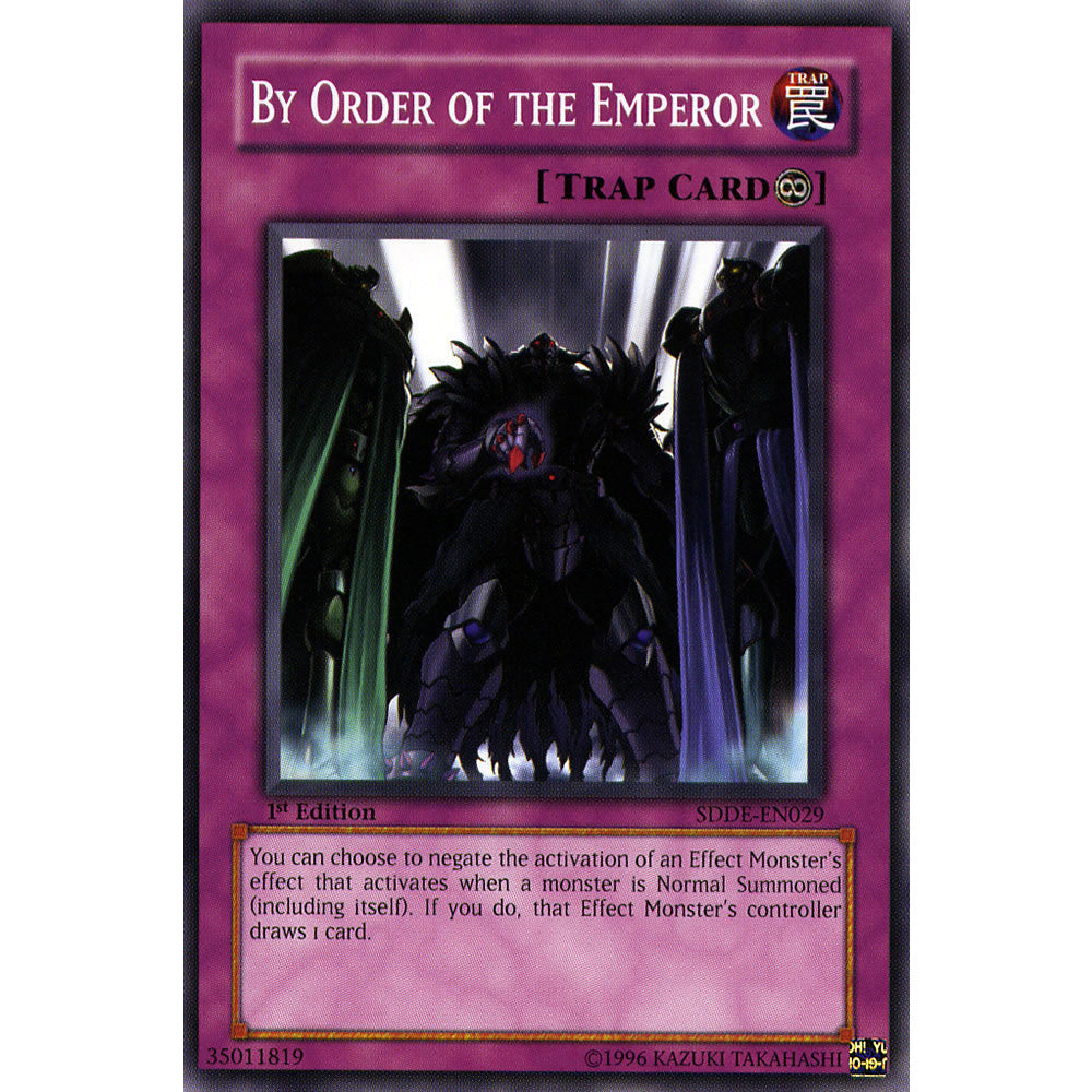 By Order of the Emperor SDDE-EN029 Yu-Gi-Oh! Card from the Dark Emperor Set